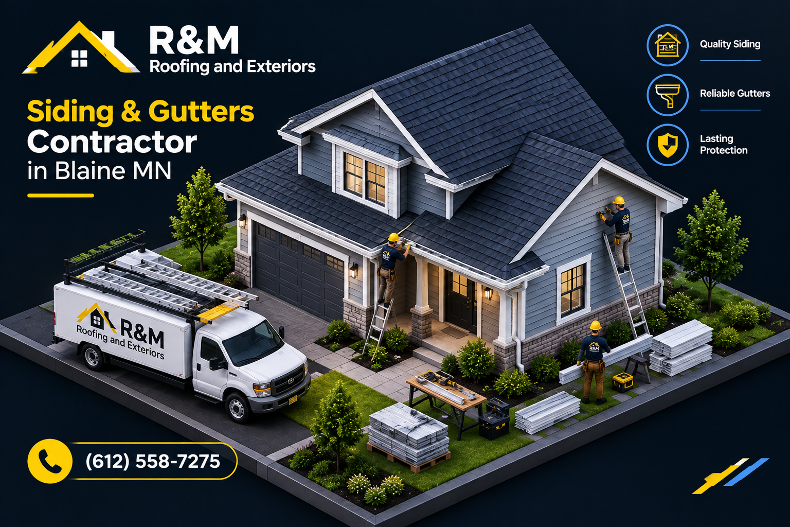 How a Siding and Gutters Contractor in Blaine MN Can Improve Your Home’s Exterior